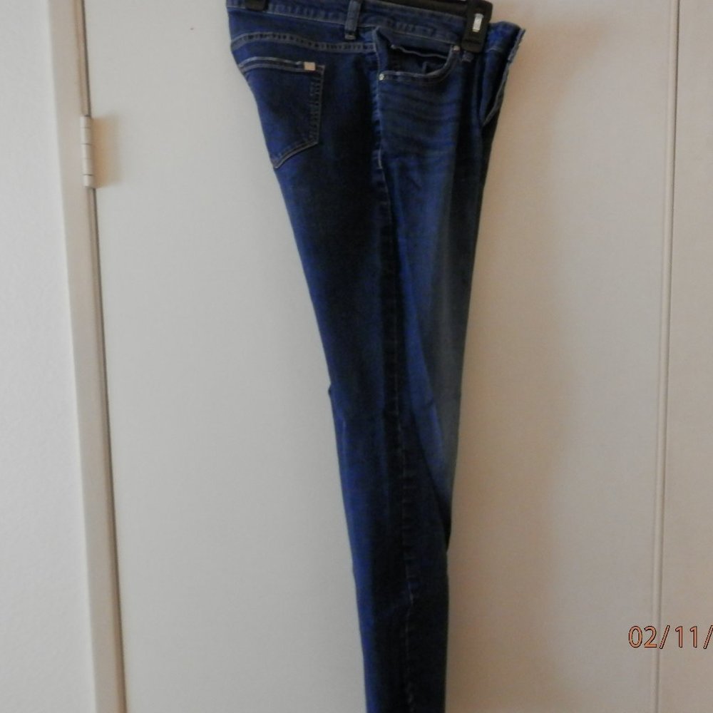 Jennifer Lopez J LO Brand Women's Denim Jeans Size 6 Skinny Style Blue Button